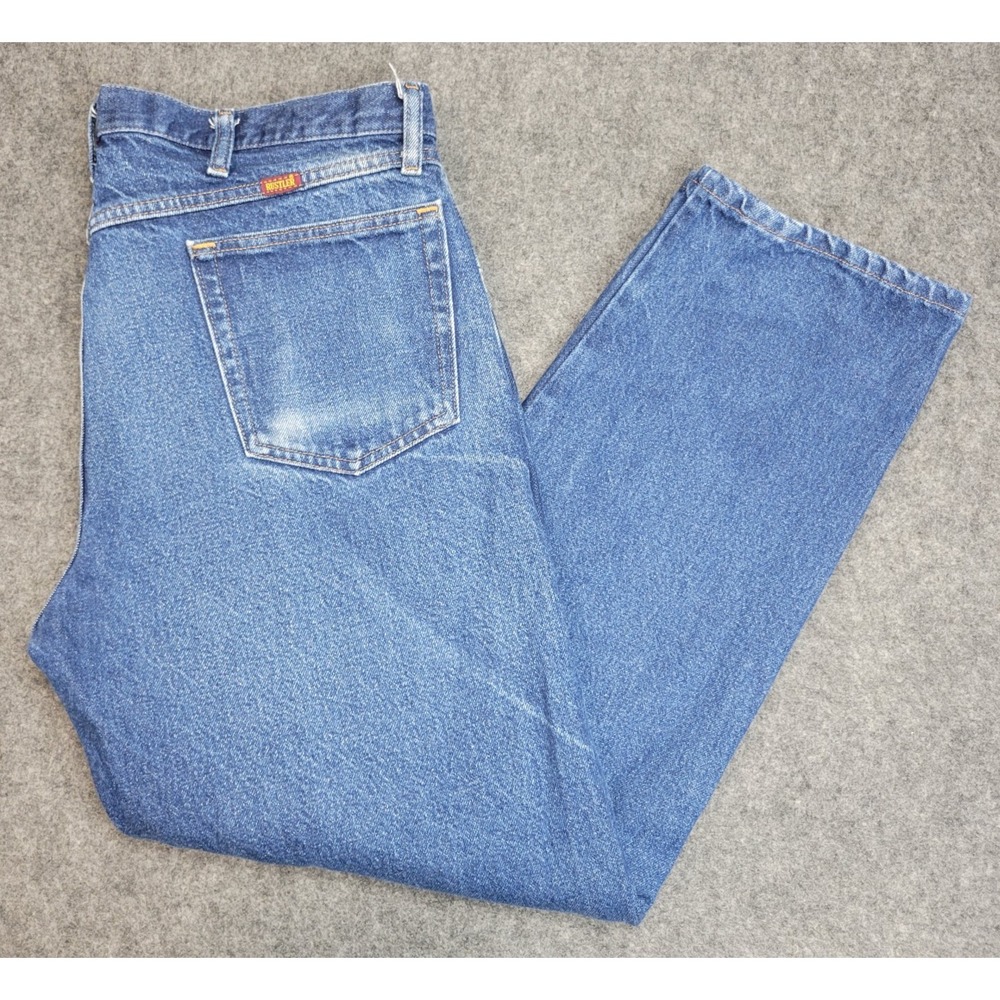 Rustler Jeans Mens 38x29‎ Y2K Streetwear Americana Work Wear Western Cowboy